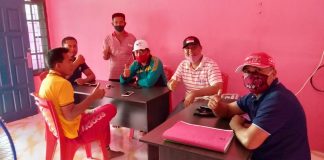 Abok, Penghulu Kampung Penyengat Silaturrahmi ke Kantor Ikatan Wartawan SPS