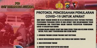 Adarma Sinaga Dansat Brimob Polda Sultra, Berikan Sembako Bersama Ibu-Ibu Bhayangkari