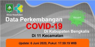 Jumlah ODP Covid-19 di Bengkalis Turun dari 185 Jadi 164 Orang