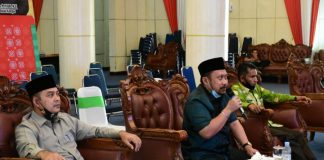 Teleconfrense, Catur: Siap Terima Masukan dalam Wujudkan Kampar Maju