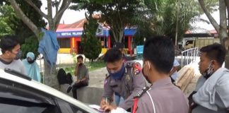 Travel Gelap dari Riau Lewat jalur Tikus, 8 Mobil Kena Sangsi Tilang