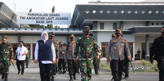 Panglima TNI dan Kapolri Pimpin Rapat Terkait Penanganan Covid-19 di Jawa Timur