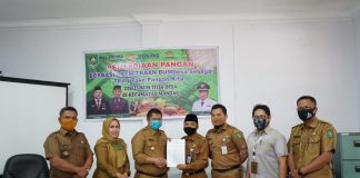 DKP Bengkalis Teken MoU dengan Bulog dan Desa Berbasis Kemitraan