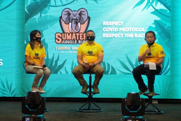 Sumatera Jungle Run (SJR) yang awalnya dilaksanakan pada tgl 11 april 2020, namun karena adanya pandemi Covid-19 akhirnya pelaksanaannya sempat tertunda