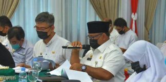 Kampar Ikuti Monitoring dan Evaluasi Capaian Dengan KPK RI