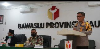 Rakor Sentra Gakkumdu, Kapolda Riau : Kita Dukung Keputusan Bawaslu buka-rakor-sentra-gakkumdu-se-riau-kapolda-kita-akan-dukung-keputusan-bawaslu
