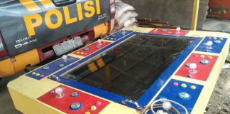 Meja Judi Game Ikan di Desa Bangun Jaya Disita Polsek Tambusai Utara meja-judi-game-ikan-di-desa-bangun-jaya-disita-polsek-tambusai-utara