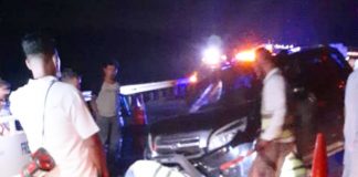 Diduga Sopir Mengantuk, Kecelakaan Tunggal Terjadi di Jalan Tol Pekanbaru-Dumai