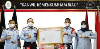 Kanwil Kemenkumham Riau Raih Predikat WBK 2020 kanwil-kemenkumham-riau-raih-predi