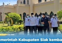 Pemkab Siak Kembali Buka Wisata Istana Siak