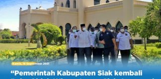 Pemkab Siak Kembali Buka Wisata Istana Siak
