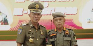 Wabup Meranti H.Asmar Hadiri Acara HUT Satpol-PP ke-72 dan HUT Satlinmas ke-60