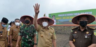 Korem 031/WB Bersama Dinas Pertanian se-Riau Launching Program Ketahanan Pangan Korem 031/WB Bersama Dinas Pertanian se-Riau Launching Program Ketahanan Pangan