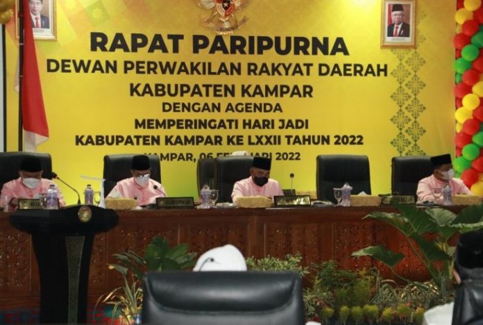 Dihari Jadi ke-72, DPRD Kampar : Vaksin Tuntas, Kampar Sehat dan Ekonomi Bangkit