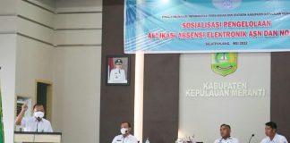 Gelar Sosialisasi Pengelolaan Absensi Elektronik, Sekda Harapkan Pegawai Meranti Lebih Disiplin Gelar Sosialisasi Pengelolaan Absensi Elektronik, Sekda Harapkan Pegawai Meranti Lebih Disiplin