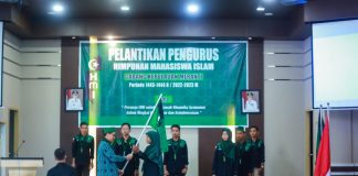 Wabup Meranti H Asmar Lantik Pengurus HMI Cabang Kabupaten Kepulauan Meranti