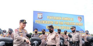 Distribusikan Peralatan Kepolisian, Kapolda Riau Irjen Iqbal : Jaga, Rawat dan Latihkan