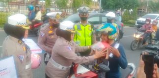 Polisi Tertibkan Pengguna Jalan Raya, 46 Pemotor Ditilang Polisi Tertibkan Pengguna Jalan Raya, 46 Pemotor Ditilang