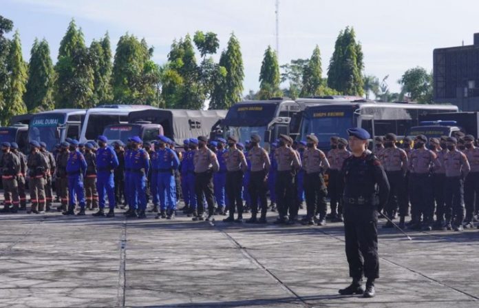 Polda Riau Siagakan Empat Ribu Personel untuk Antisipasi Bencana Alam