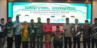 Bupati Rohil Afrizal Sintong Buka Baitul Arqam PD Muhammadiyah Di kabupaten Rokan Hilir