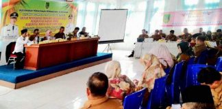 Asisten III Pemkab Rohil Buka Musrenbang di Kecamatan Tanah Putih