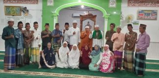 Jemaah Masjid Assalam Menggelar Yasinan Sekalaigus Halal BinHalal Bersama Pembina H suyatno
