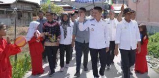 Bupati Rohil Resmikan Kantor Lurah Sinaboi Kota