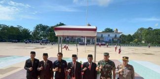 Bupati Rokan Hilir Melaksanakan Upacara Peringatan Hari Otonomi Daerah Hardiknas