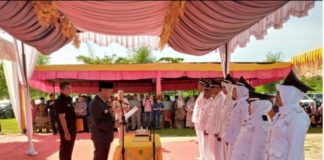 Bupati Rokan Hilir Afrizal Sintong, S.IP Lantik 7 Pjs Penghulu