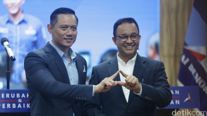 foto-ahy-deklarasikan-anies-capres-partai-demokrat