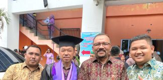 Bupati Rohil Resmi Menyandang Gelas Magister Sain (M,SI)