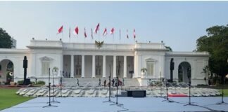 Istana Siapkan Pisah-Sambut Presiden Baru: Videotron Dipasang, Pohon Dipangkas