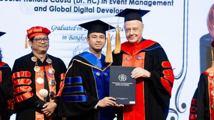 Raffi Ahmad diberi Gelar Dr HC di Thailand, Kemendikbud: UIPM di RI Belum Ada Izin Raffi Ahmad diberi Gelar Dr HC di Thailand, Kemendikbud: UIPM di RI Belum Ada Izin