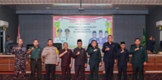 DPRD Kepulauan Meranti Gelar Rapat Paripurna Penyampaian Pidato Perdana Bupati dan Wakil Bupati Masa Jabatan 2025-2030.